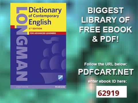 Free download longman dictionary of contemporary english 5th edition 2017